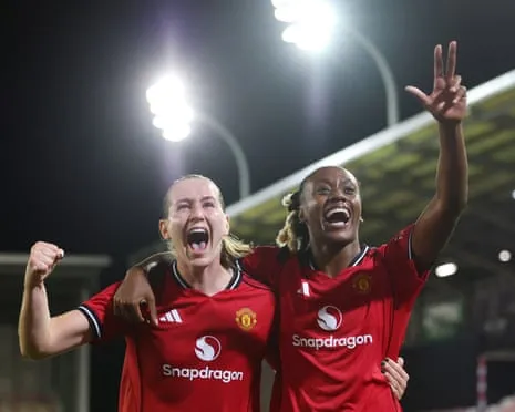 E. Terland's Hat-Trick Sends Manchester United Into Women's UCL Group Stage